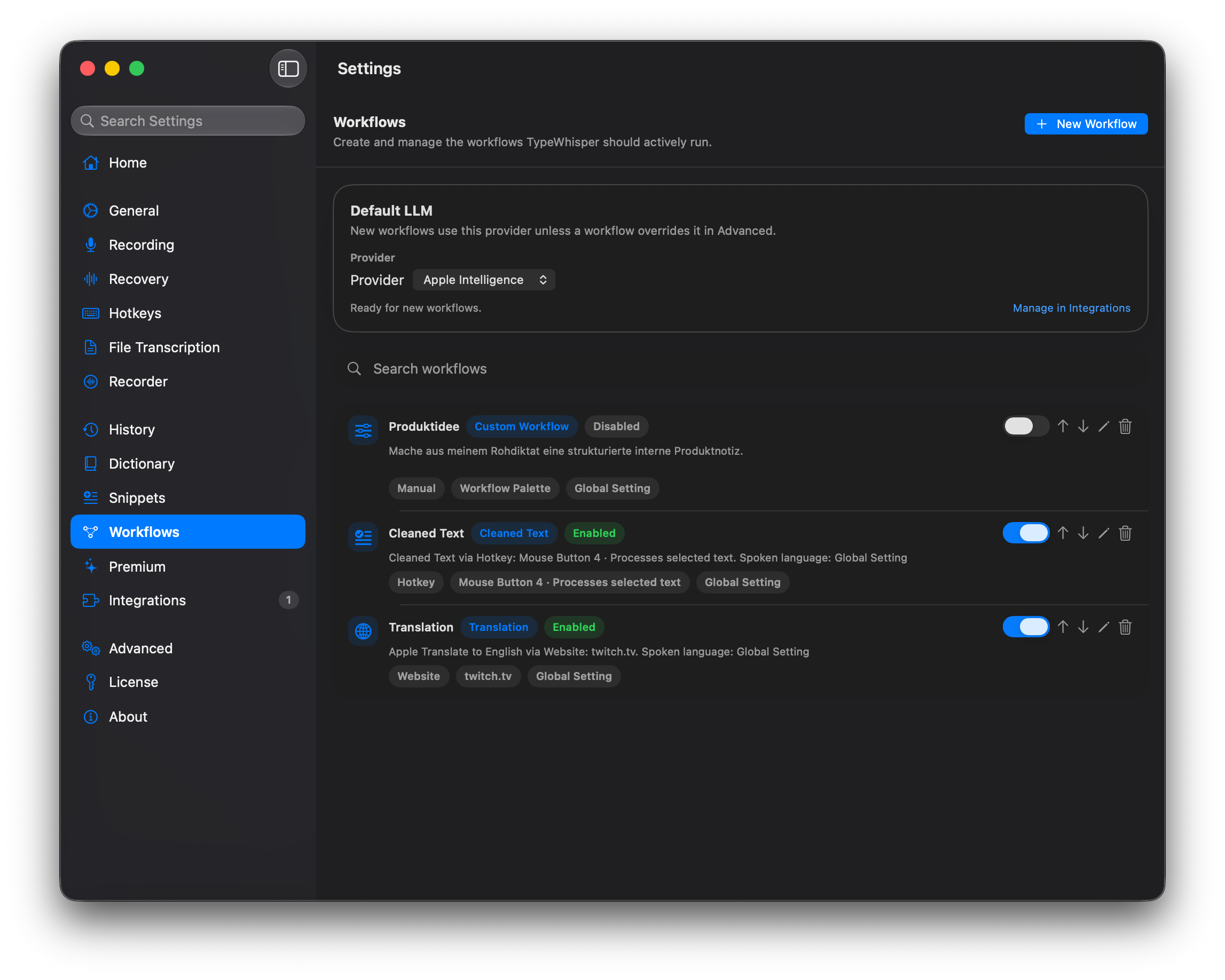 More controllable workflows.